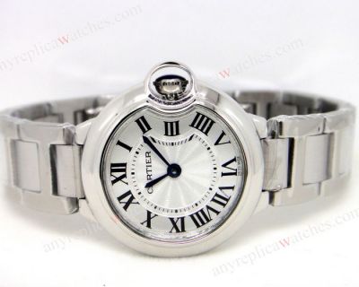 Cartier Ballon Bleu De Stainless Steel Ladies Replica Watch